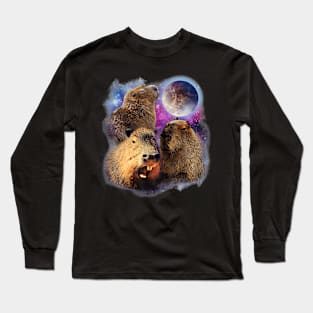 Capybara Animal Funny Long Sleeve T-Shirt